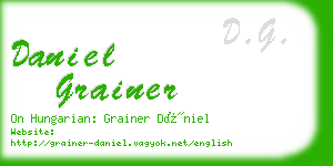 daniel grainer business card